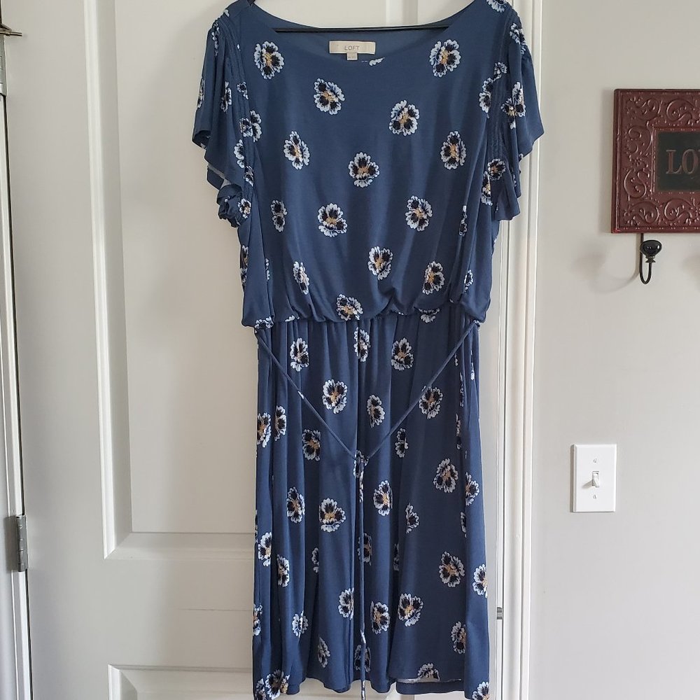 Loft floral dress XXL